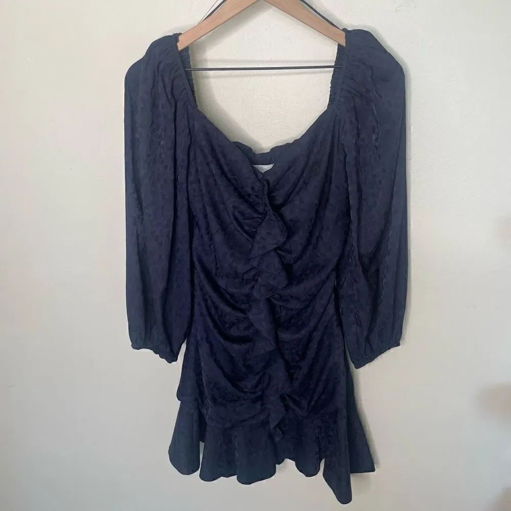 Astr Front Ruffle Mini Dress - Picture 3 of 11